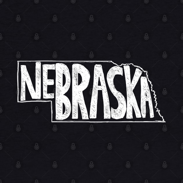 Nebraska (White Graphic) by thefunkysoul